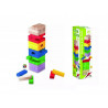 Jeu d adresse cayro tour infernale en bois 54 pieces en 6 coloris et 1 de