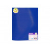 Protege-documents office plast eco green recycle 60 vues qualite pp 40 microns graine coloris bleu