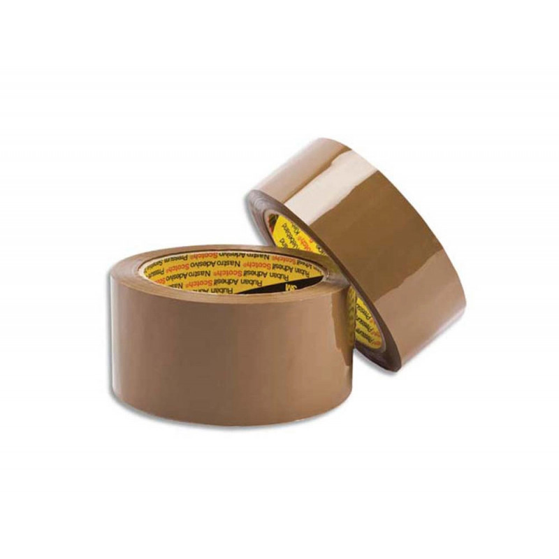 Ruban adhesif scoth classic emballage 50mmx6gm 43 microns coloris marron