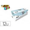 Feutre bic kids visacolor xl encre lavable pointe large bloquee coloris bleu clair