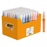 Feutre coloriage bic kids comfort grip pointe large encre ultra-lavable base eauácoloris assortis pack 96