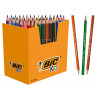 Crayon couleur bic kids evolution resine synthetique coloris assortis classpack 144 unites