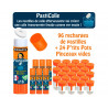 Colle cleopatre pasticolle schoolpack 6 sticks + 24 pots