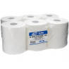 Papier hygienique coldis jumbo devidage central rouleau 210m 2 plis pure ouate blanche paquet 12