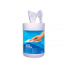 Lingettes multi-usages albiore imprégnées alcool boîte 100