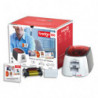 EVOLIS Badgy Imprim Badgy100+1 ruban coul 50 imp+50 cartes PVC épaisses+logiciel Badge Studio B12U0000RS