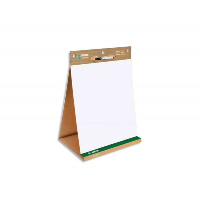 Tableau conference portable blanc earth bi-office 50x58,5 cm blanc 20 feuilles 1 unite