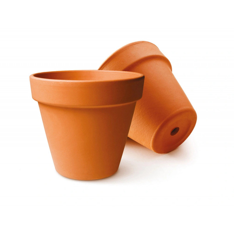 Pot de fleurs graine creative terre cuite diam. 8cm lot 10 unites