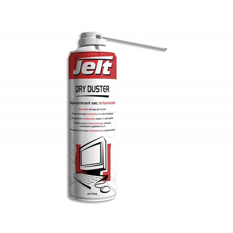 Aerosol depoussierant gaz sec dry duster inflammable jelt 500 ml net 650 ml brut poids net 275 g