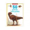 Bon point editions lito les dinosaures 120x140mm boite 50 unites