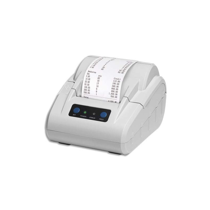 SAFESCAN Imprimante Thermique pour Compteuse billets et pièces, vitesse: 50mm/s 15,3 x 9 x 11,6 cm Blanch