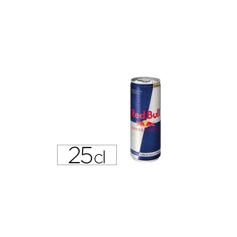 Boisson red bull énergisante canette 25cl