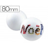Boule styropor à décorer diamètre 80mm