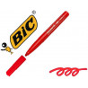 Feutre bic kids visacolor xl coloriage encre lavable corps large pointe extra-large bloquée couleur rouge