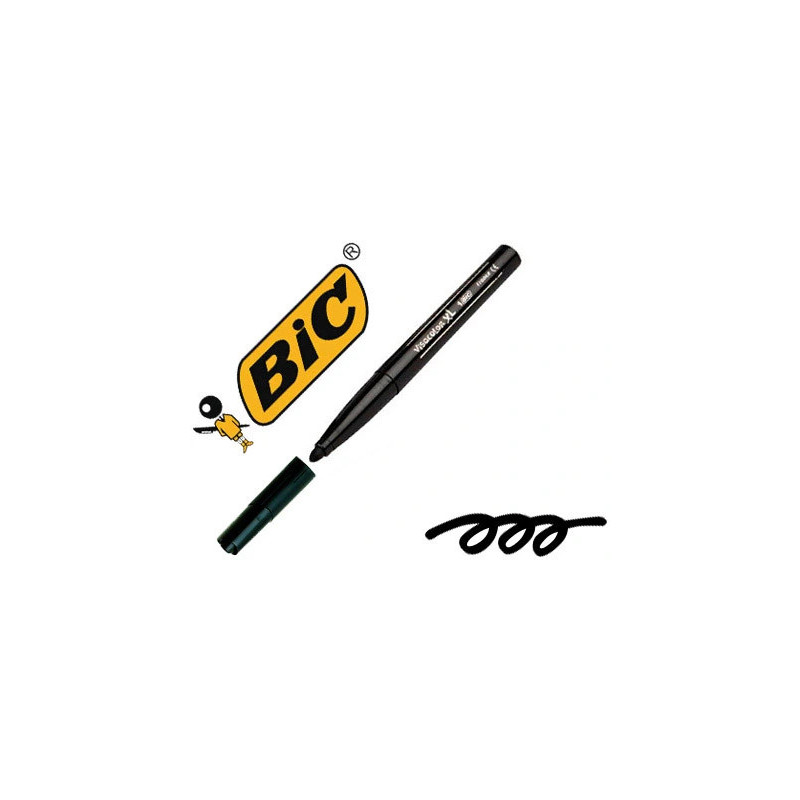 Bic kids visa color xl coloriage encre lavab le corpslarge pointe extra -large bloquée couleur noir