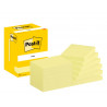 Bloc-notes post-it 657 102x76mm repositionnables coloris jaune 7100290168