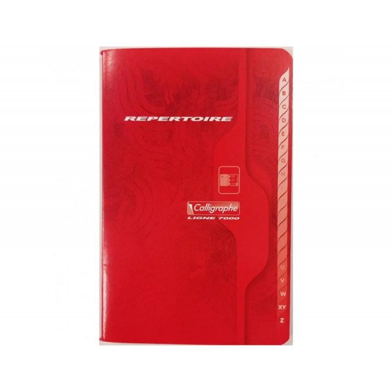 Repertoire clairefontaine piqure couverture carte couchee vernie papier surfin 70g 11x17cm 96 pages 5x5mm