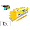 Feutre bic visacolor xl ecolutions pointe large 4,5 mmcoloris jaune