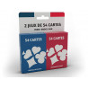 2 jeux de 54 cartes cartamundi ecopack
