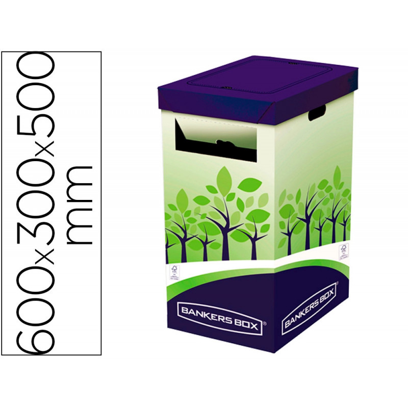 Collecteur fellowes bankers box vertical carton 600x300x500mm multicolor