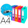 Classeur levier liderpapel a4 documenta carton rembordé 1,9mm dos 75mm rado métallique coloris assortis trending