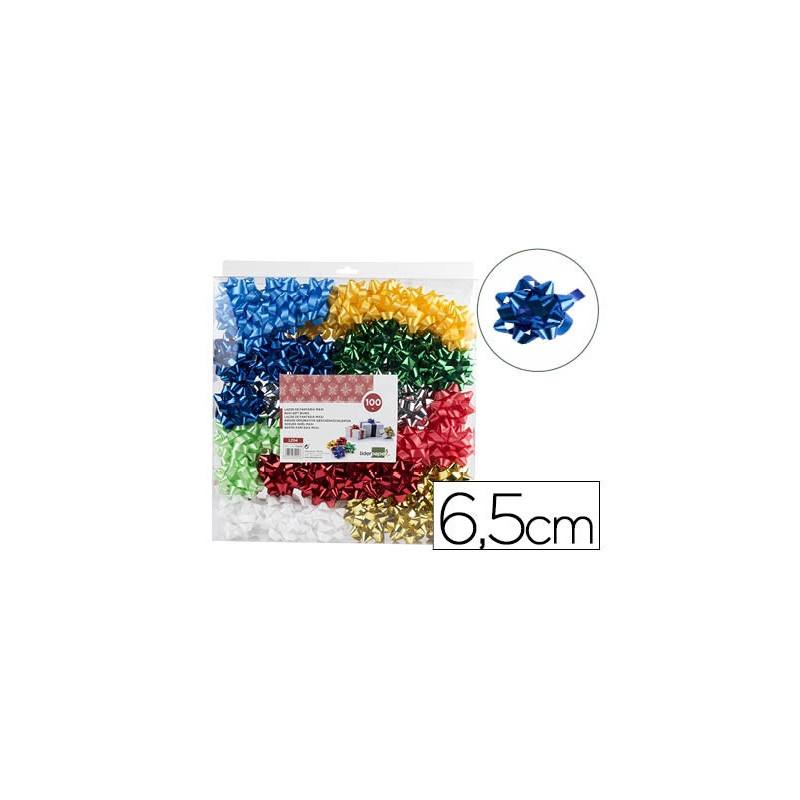 Étoile adhésive liderpapel fantaisie format maxi largeur étoile 6.5cm coloris métallisé