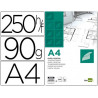 Papier végétal liderpapel calque haute transparence surface régulière satinée 90g/m2 a4 210x297mm