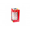 Gommette apli modele fleurs ronde diam. 20mm rouleau 900 unites