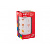 Gommette apli modele champignons ronde diam. 20mm rouleau 900 unites