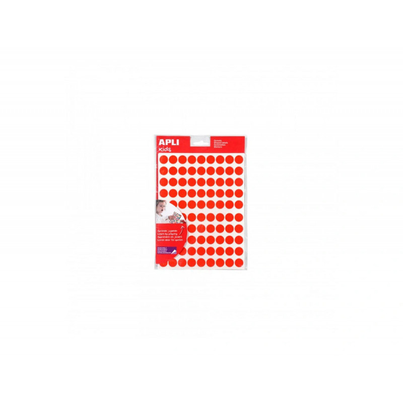 Gommette apli geometrique formes et coloris assortis pochette 3280 unites