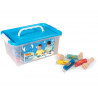 Pate a modeler jovi plastilina baby coffret coloris assortis 20 pains 38g + 9 tampons bois pour pate a