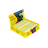 Pate a modeler jovi plastilina couleur glow in the dark barre 50g boite 18 unites
