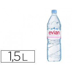 Eau plate évian bouteille 1.5l