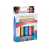 Maquillage grim'tout a l'eau coloris metallises assortis set 6 sticks