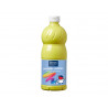 Gouache lefranc bourgeois liquide redimix couvrante prete a l'emploi coloris jaune citron bouteille 1l