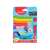 Crayon couleur maped color'peps infinity kidy coloris assortis pochette carton 12 unites