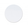 Carton entoile o'color rond ï15cm coloris blanc sachet 10 unites