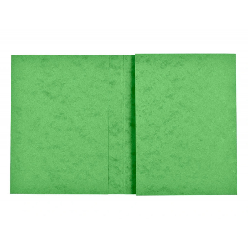 Protege-cahier exacompta carte lustree 265gr 24x32cm coloris vert