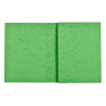 Protege-cahier exacompta carte lustree 265gr 24x32cm coloris vert