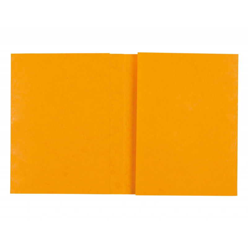 Protege-cahier exacompta carte lustree 265gr 24x32cm coloris jaune