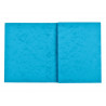Protege-cahier exacompta carte lustree 265gr 24x32cm coloris bleu
