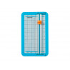 Massicot junior fiskars 29,2x17,8cm protection transparente coloris bleu