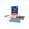 Kit cyanotype enjoy art impression photo 10 feuilles a4 pre-impregnees + 5 films impression + 1 plaque a4 + 64