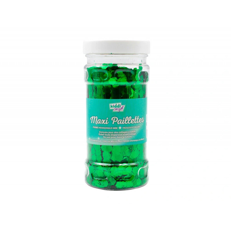 Paillettes oz international nid d'abeille pot 100g coloris vert