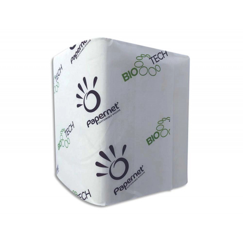Papier toilette papernet pure cellulose blanc 2 plis 224 formats carton 40 paquets