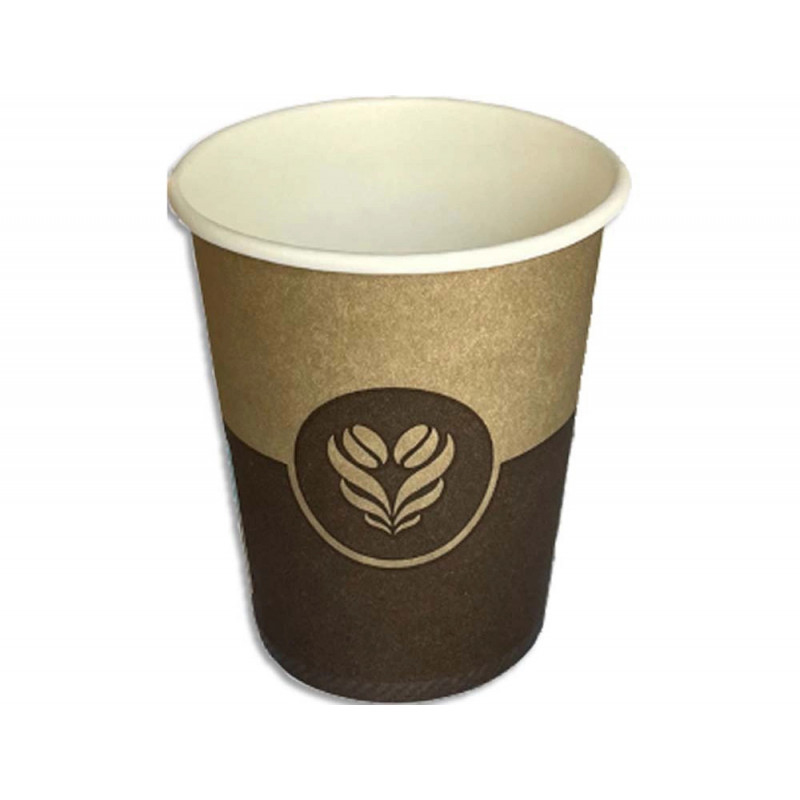 Gobelets carton barista format 15 cl / 6 oz sachet 100 unités