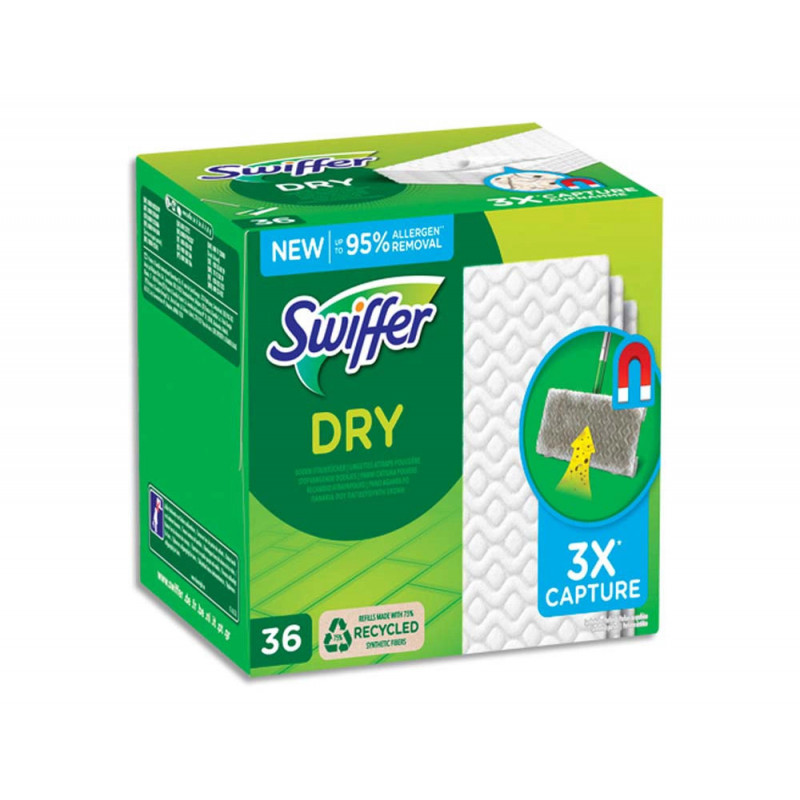 Lingettes attrape-poussière swiffer boîte 36