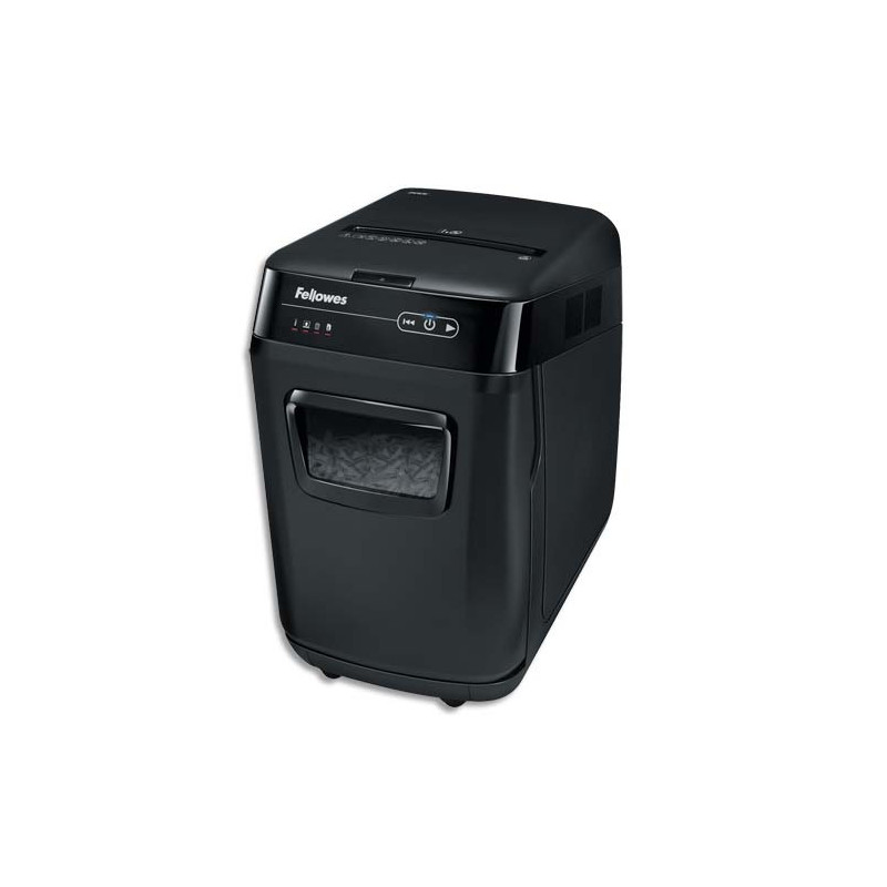 FELLOWES Destructeur automatisé AutoMax 200C, détruit 200 feuilles, corbeille 32 L, sécurité P-4 4653601