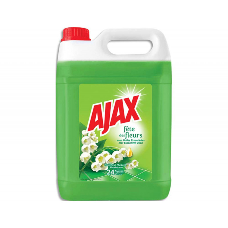 Nettoyant ajax fleurs de printemps bidon 5 l