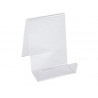 Chevalet exacompta support d'objet acrylique taille l coloris cristal